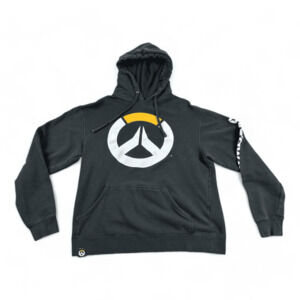 Overwatch Sweater Adult MEDIUM Black Hoodie Pullover Blizzard Jinx J!nx Game